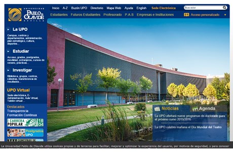 University Pablo de Olavide, Seville Website