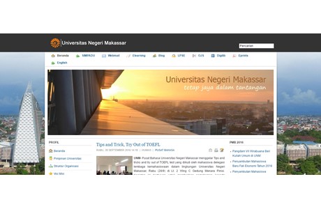 Makassar State University Website