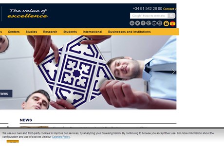 Comillas Pontifical University Website