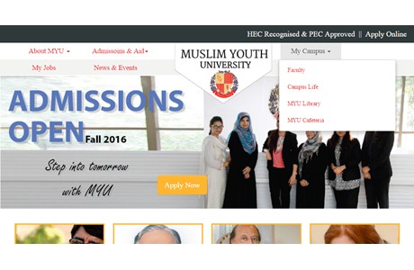 Muslim Youth University Website