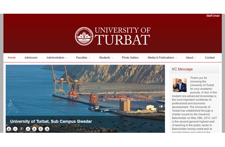 University of Turbat Website