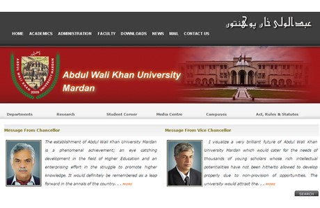 Women University Mardan Website