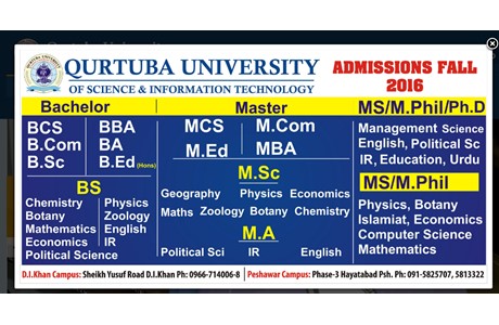 Qurtuba University Website