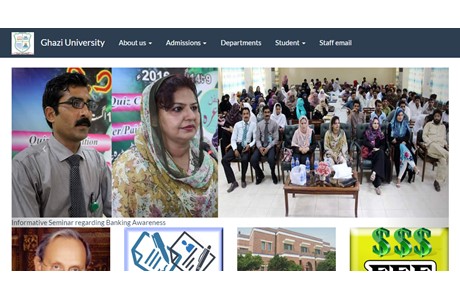 Ghazi University Website