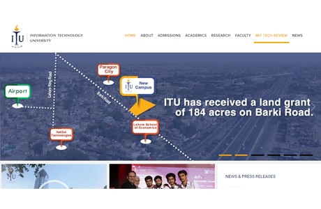 Information Technology University, Lahore Website