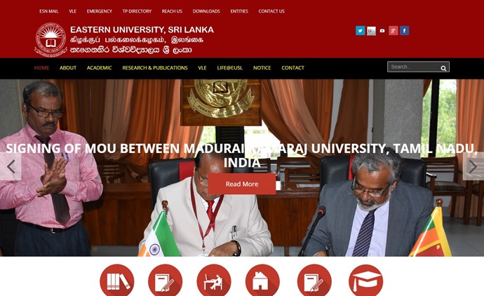 Eastern University Website