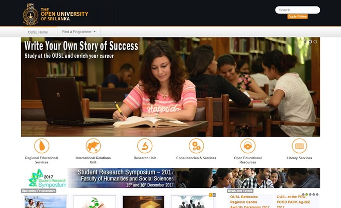 Open University of Sri Lanka Website