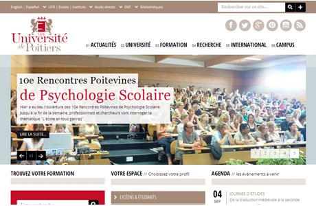 University of Poitiers Website