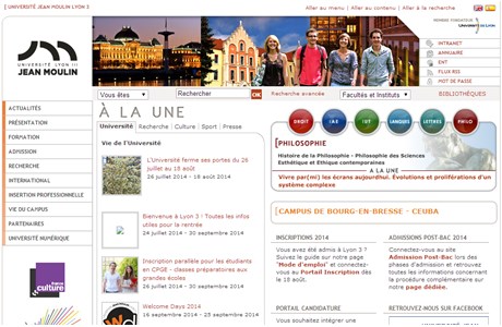 Jean Moulin University Lyon III Website