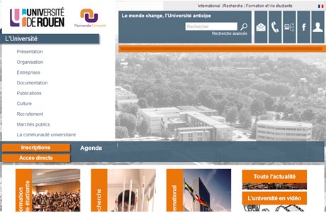 University of Rouen Website