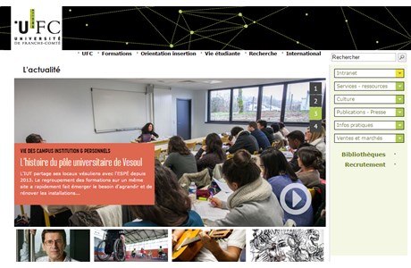 University of Franche-Comté Website