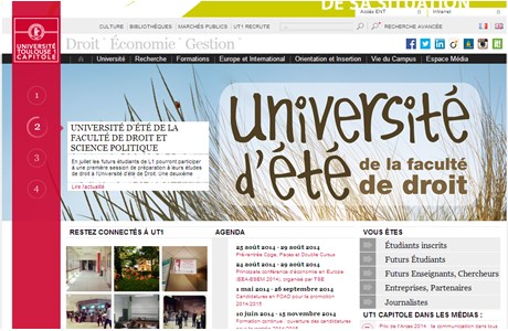 University of Toulouse I, Social Sciences Website