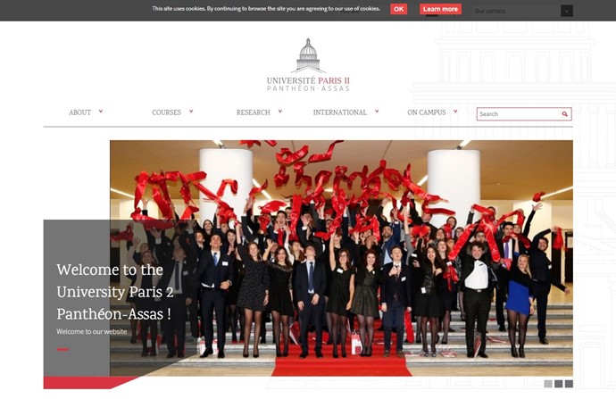 Pantheon-Assas Paris II University Website