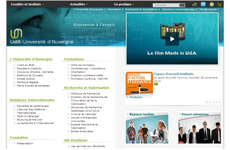 University of Auvergne - Clermont-Ferrand I Website