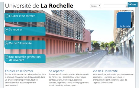 University of La Rochelle Website