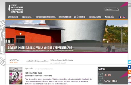 Jean-François Champollion University Center Website