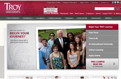 Troy University Website