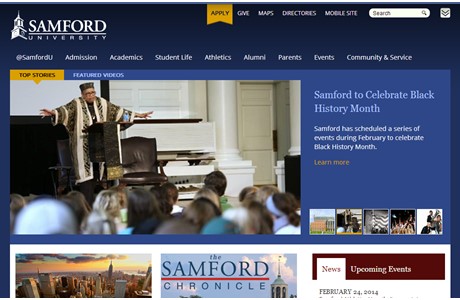Samford University Website