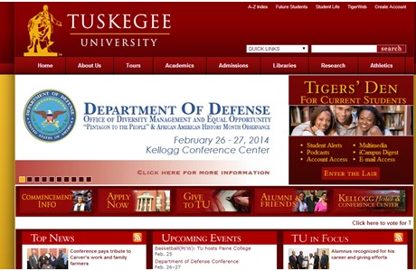 Tuskegee University Website