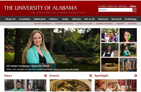 The University of Alabama Website