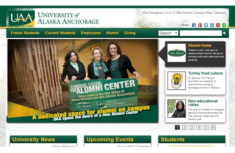 University of Alaska Anchorage Website