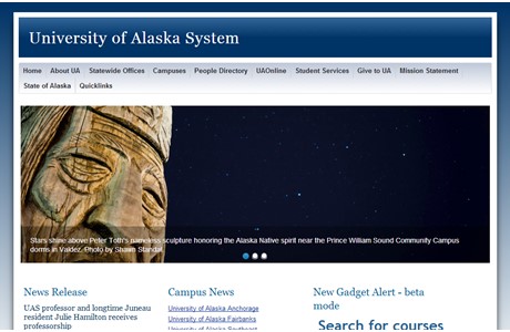 University of Alaska Website
