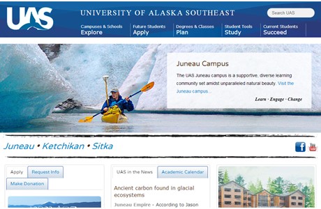 University of Alaska Southeast Website