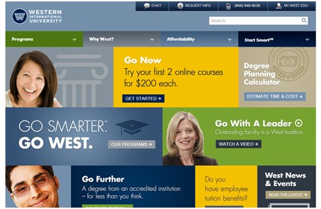Western International University Website