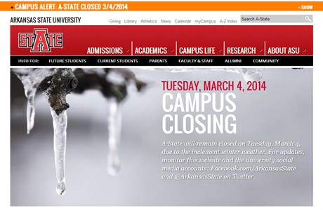 Arkansas State University Website