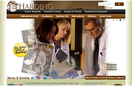 Harding University Website