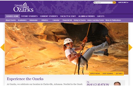 University of the Ozarks Website